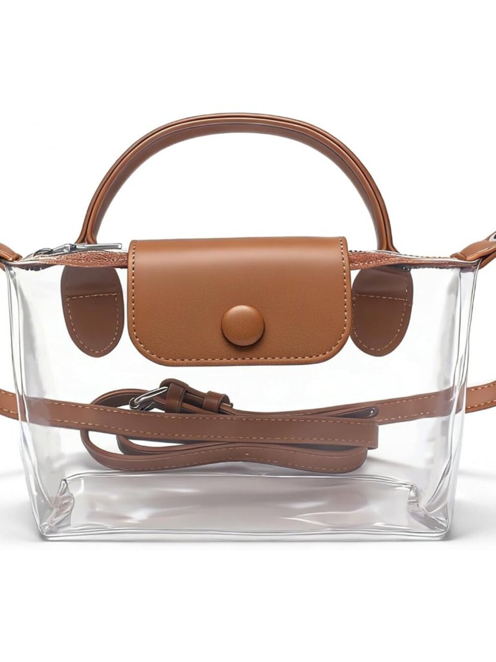 Clear Bag for Stadium Approved, Clear Purse for Women，Small Crossbody Purse Hand